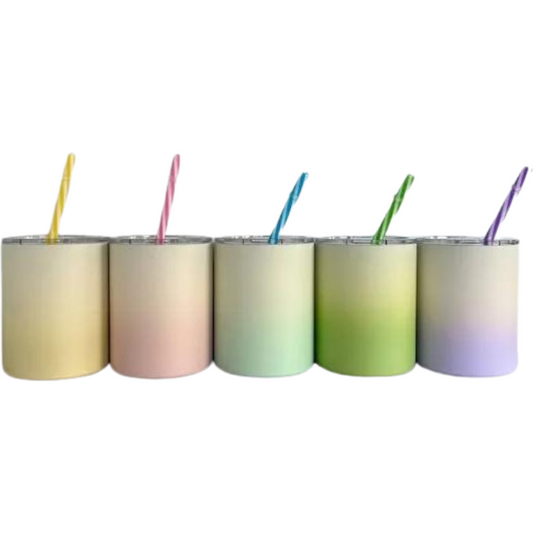 10 oz Sublimation Matte Ombre Tumbler